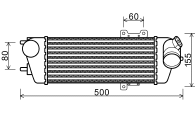 Accent Intercooler 2006-2011 (Era) Dizel [Turbo Radyatörü] Orijinal