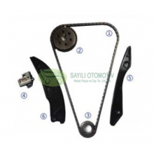 Accent Triger Zincir Seti 2011-2018 Blue 1.6 6 Parça (Voyer)