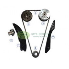 Accent Triger Zincir Seti 2011-2018 Blue 1.6 7 Parça (Voyer)