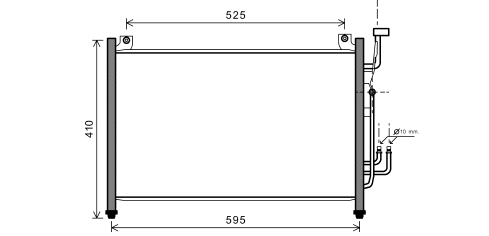 Mazda 2 Klima Radyatörü 2008-2012 Oem