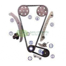 Mazda 6 Triger Zincir Seti 2002-2012 2.0 11 Parça (Voyer)