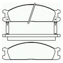 Pickup D22 Fren Balatası Ön 1989-1997 Ferbe