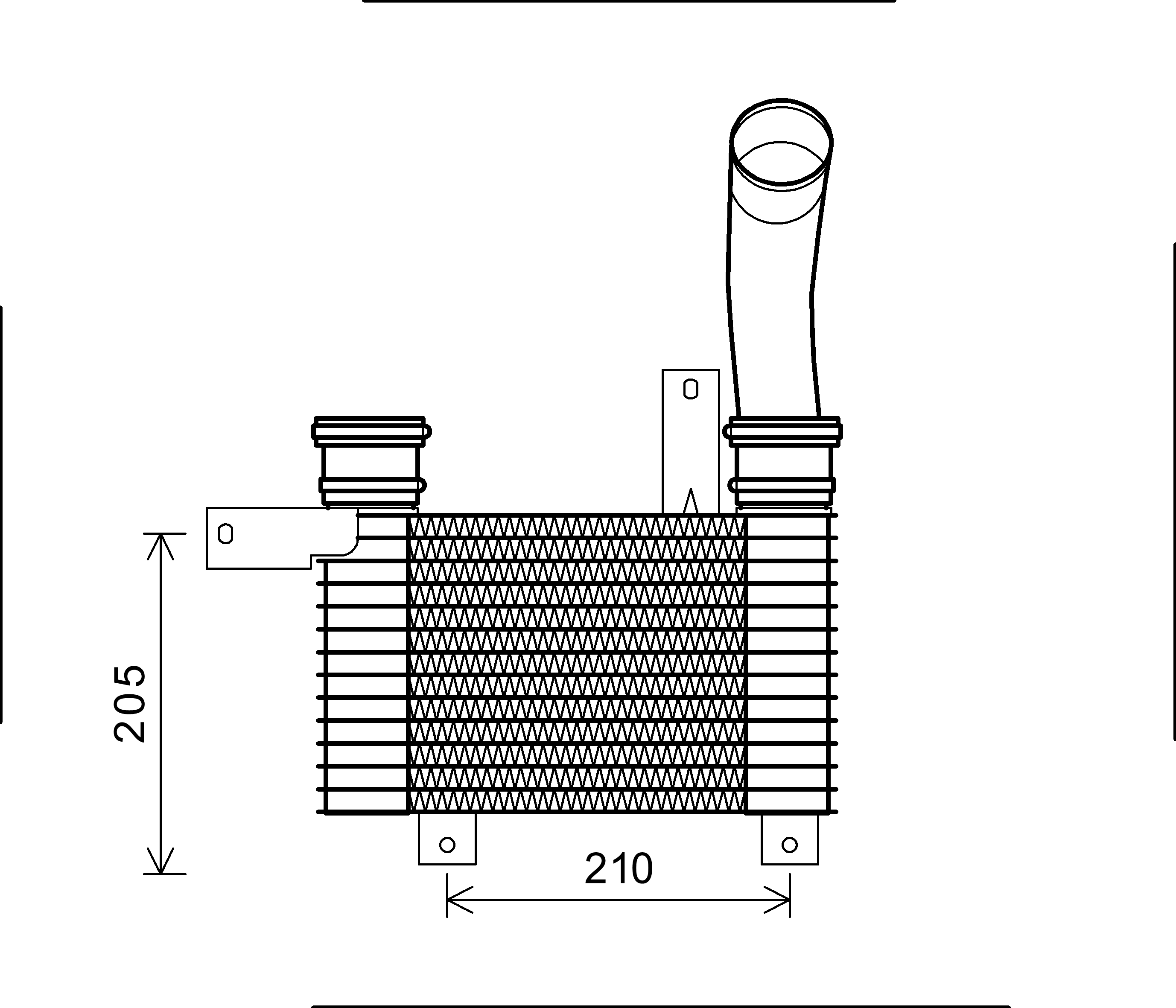 Sangyong Intercooler 2006-2011 (Actyon, Rexton, Rodius, Kyron)