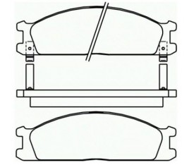 Pickup D22 Fren Balatası Ön 1989-1997 Bosch