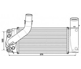 Corolla Intercooler 2007-2012 Dizel [Turbo Radyatörü] Orijinal