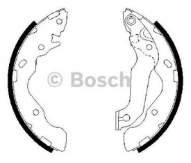 Accent Fren Balatası Arka 2003-2005 [Kampana Tipi] Bosch